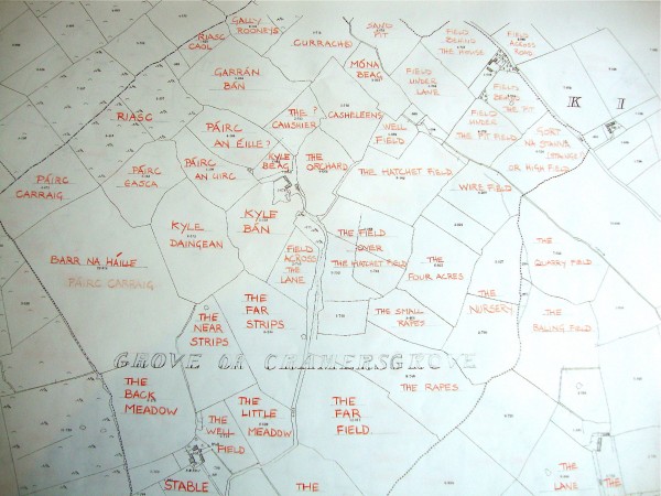 Field Name Map Courtesy of Alan Counihan